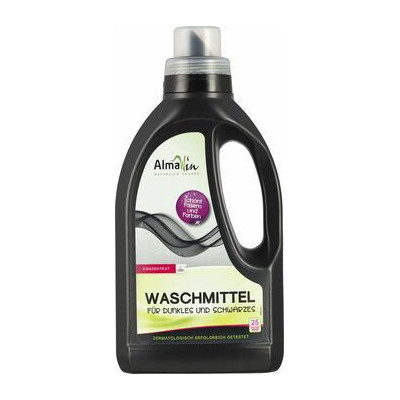 AlmaWin Tekutý prací prostředek na tmavé prádlo poškozená etiketa